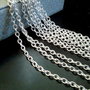 1m lant placat argint 3,5x2,5mm (SPLAK 115)