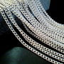 1m lant placat argint zale rasucite 3x2mm (SPLAK 101)