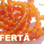 OFERTA...Agate culoarea carneolului 6 mm