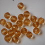 LMS853 - margele sticla galbene fatetate 8 mm