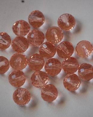 LMS856 - margele sticla roz fatetate 8 mm