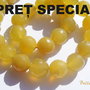 Agate galbene fatetate 12 mm
