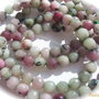 Jad degrade rose-vert fatetat 6.5 mm