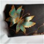 plic handmade unicat- Turquaz Butterfly(dimensiuni mari)