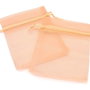 Saculeti organza roz deschis, 8x10 cm (cod 18-23)