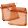 Saculeti organza maro, 8x10 cm (cod 18-25)
