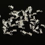 N936 (2b) Capat snur argintiu 8x2mm