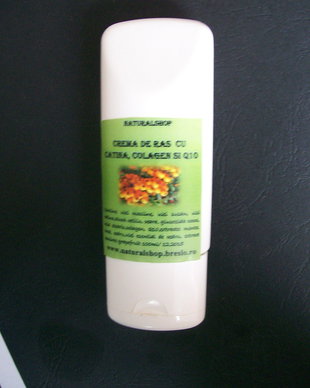 CREMA DE RAS HIDRATANTA CU CATINA, COLAGEN SI COENZIMA Q10