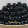 (2 buc) Agate negre aprox 8.5 mm SEMI gaurite