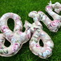 Litere decorative din material textil - Grace