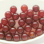 (2 buc) Agate culoarea carneolului aprox 8 mm SEMI gaurite