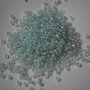 LMN221 - (50g) margele nisip bleu irizat 2 mm