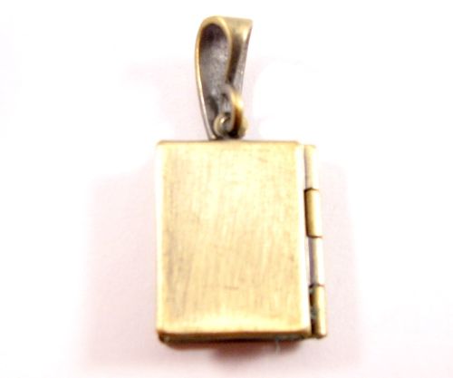 3615 - Pandantiv tip locket carte bronz
