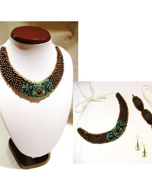 Set " verde/cupru"
