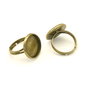 Baza inel reglabila, finisaj bronz, platou 16 mm (cod 3-89)