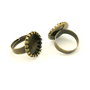 Baza inel reglabila, finisaj bronz, platou 14 mm (cod 3-90)