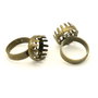 Baza inel reglabila, finisaj bronz, platou 14 mm (cod 3-91)