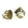 Baza inel reglabila, finisaj bronz, platou 19 mm (cod 3-93)