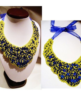 Set  " indigo&amp; galben neon"