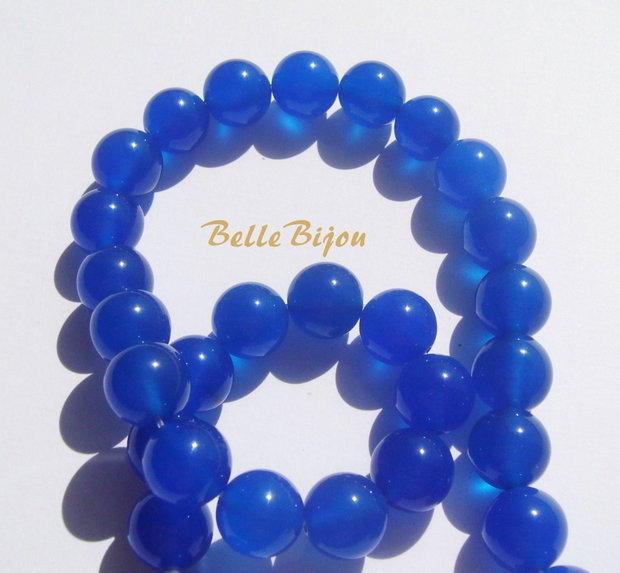 Agate albastre NATURALE 10 mm