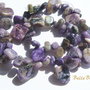 Sirag charoite format din 67 bucati free form
