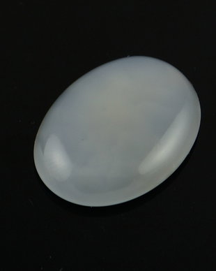 Cab43 Cabochon oval agata gri-albastrui 30x22mm