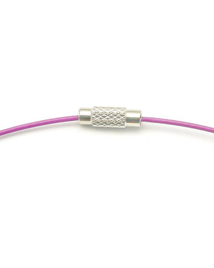 Baza colier sarma siliconata, 44 cm (cod 3-109)