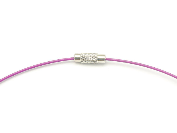 Baza colier sarma siliconata, 44 cm (cod 3-109)
