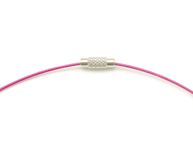 Baza colier sarma siliconata, 44 cm (cod 3-112)