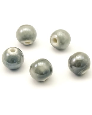 Margele portelan, rondele 10,5x9,5 mm (cod 22-2)