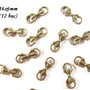 3699 - (12 buc) Link bronz fundita