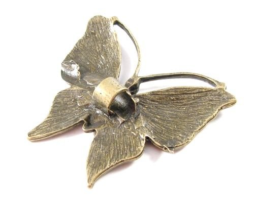 3711 - (1 buc) Pandantiv bronz fluture