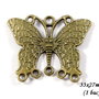 3712 - (1 buc) Pandantiv bronz fluture