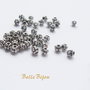 Margele mici tip Bali din argint INDIA 3x3 mm