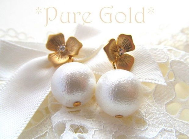 PURE GOLD CERCEI AUR/ARGINT/PERLE