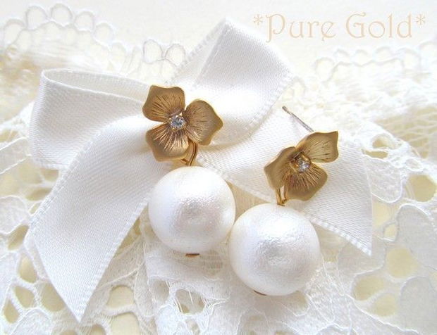 PURE GOLD CERCEI AUR/ARGINT/PERLE