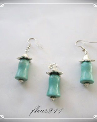 SET TURQOISE BLEU