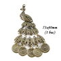 3735- (1 buc) Pandantiv bronz paun