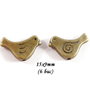 3744 - (6 buc) Distantiere bronz pasari