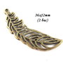 3751 - (2 buc) Pandantiv link bronz pana