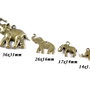 3767 - SET Pandantiv charms bronz elefantei