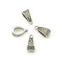 Agatatoare pandantiv, finisaj argintiu antichizat, 14,5x7x8 mm (cod 10-22)