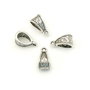 Agatatoare pandantiv, finisaj argintiu antichizat, 14x7,5x8 mm (cod 10-24)