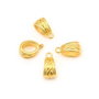 Agatatoare pandantiv, finisaj auriu, 14x7x9 mm (cod 10-26)
