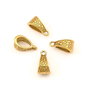 Agatatoare pandantiv, finisaj auriu antichizat, 14,5x7x8 mm (cod 10-28)