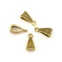 Agatatoare pandantiv, finisaj auriu antichizat, 15,5x7,5x7 mm (cod 10-33)