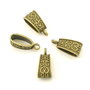 Agatatoare pandantiv, finisaj bronz, 18,5x8,5x6,5 mm (cod 10-34)