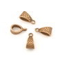 Agatatoare pandantiv, finisaj cupru antichizat, 14,5x7x8 mm (cod 10-43)