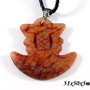 3817 - Pandantiv agata crackle stil ethno