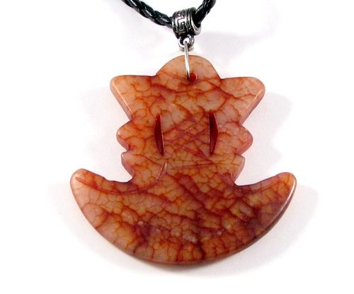 3817 - Pandantiv agata crackle stil ethno